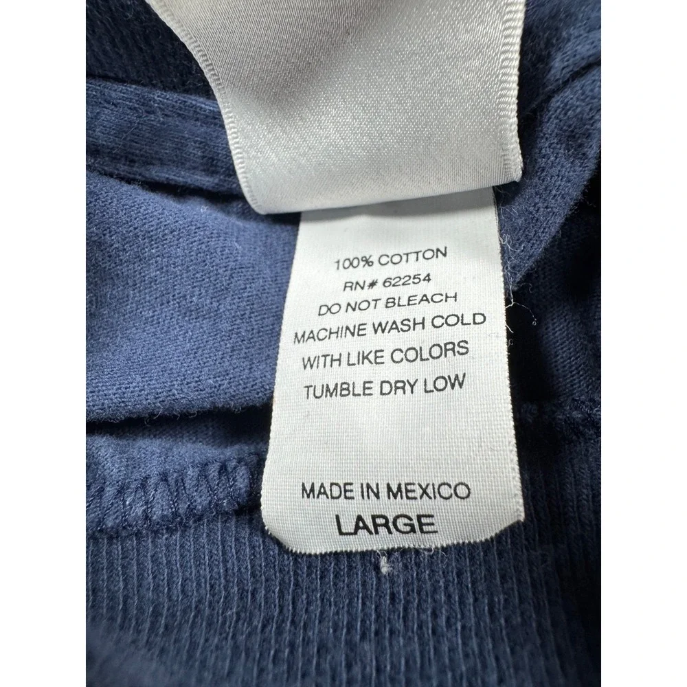 The North Face Wind Horse Tibetan Prayer Flag Long Sleeve T Shirt Large Blue